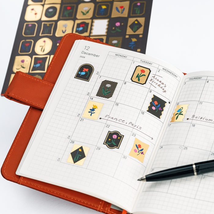 [Hobonichi] Yoshie Watanabe: Foil-Stamped Stickers