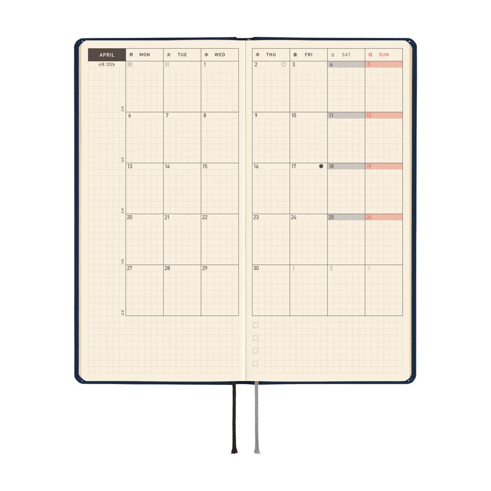 [Hobonichi 2026] Weeks // Colors (English)