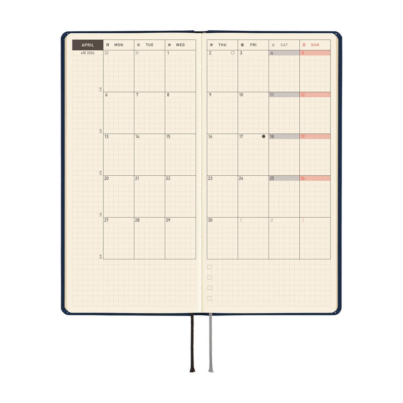 [Hobonichi 2026] Weeks // Colors (English)