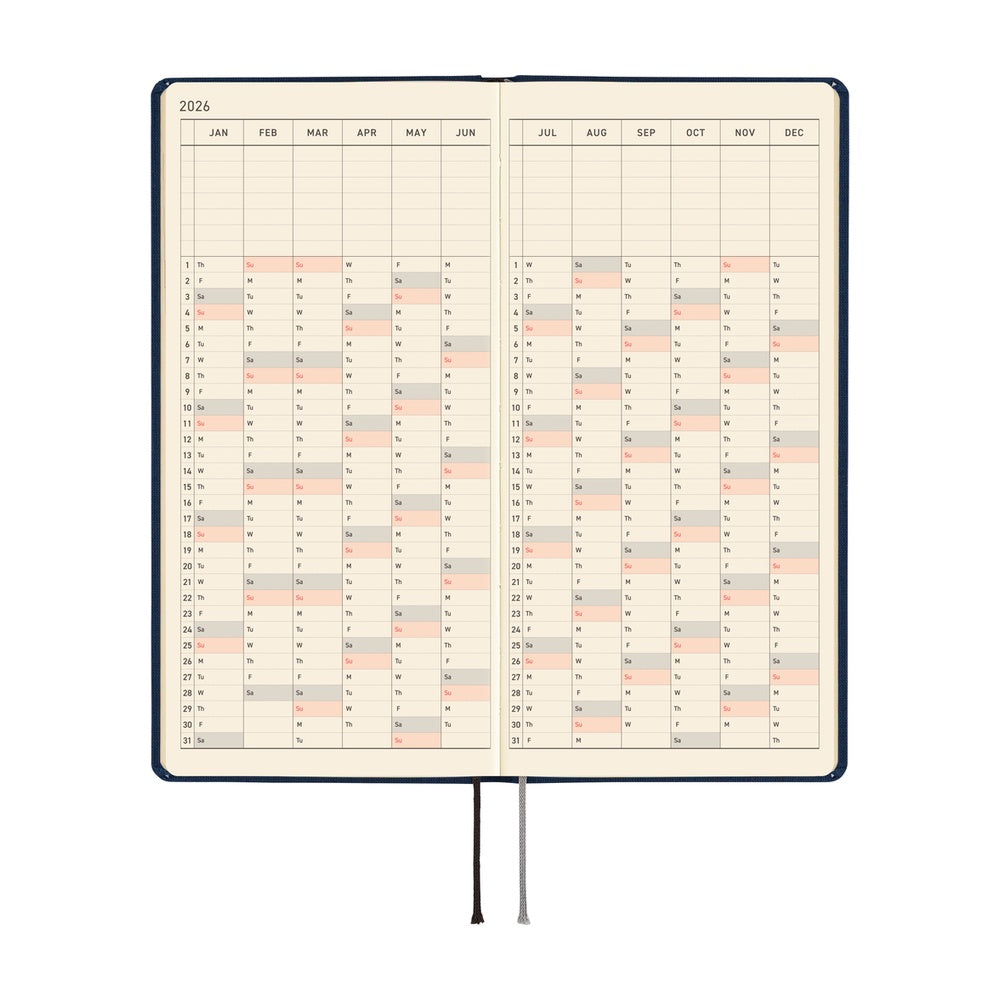[Hobonichi 2026] Weeks // Colors (English)