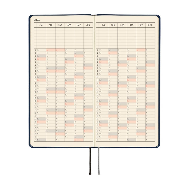 [Hobonichi 2026] Weeks // Colors (English)