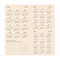 [Hobonichi 2026] Weeks // Colors (English)