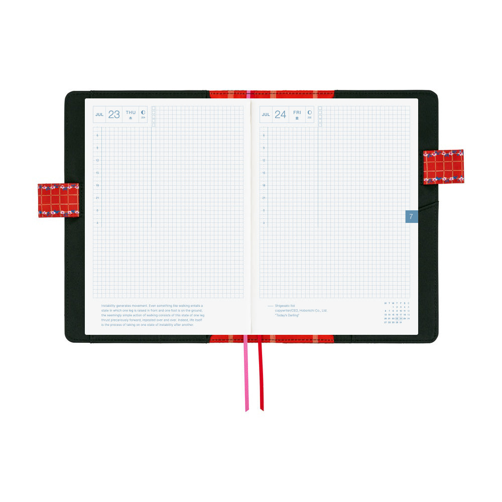 [Hobonichi 2026 Book & Cover] Yumi Kitagishi: White Cat's Daily Life [A5]