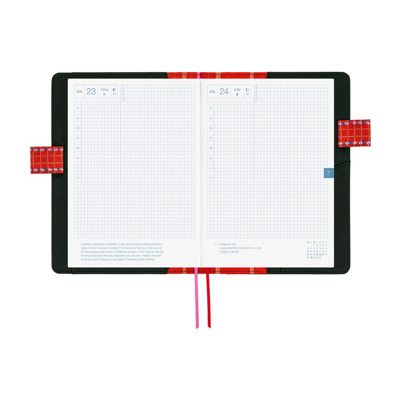 [Hobonichi 2026 Book & Cover] Yumi Kitagishi: White Cat's Daily Life [A5]