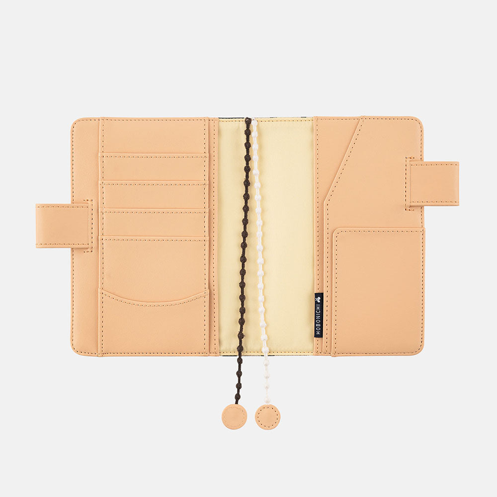 Leather Portfolio with Zipper Pocket - Filofax Personal Planner Cover -  Extra Studio