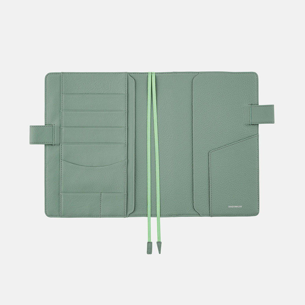 [Hobonichi Cover] Water Green Leather (A5)