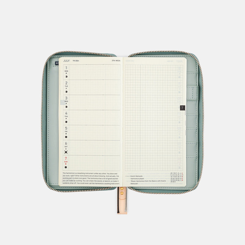 [Hobonichi Cover] mina perhonen light berry (Weeks)