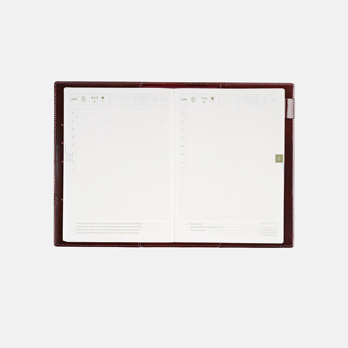 Ateliers Phileas Yokohama Leather Hobonichi Weeks Cover (natural, brow -  NOMADO Store