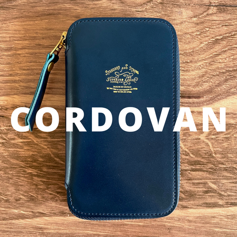 [TSL] Cordovan Leather Zip Pen Case