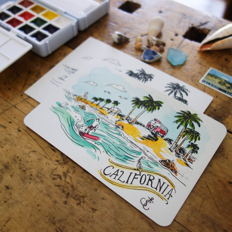 [BKxTSL Postcard] California