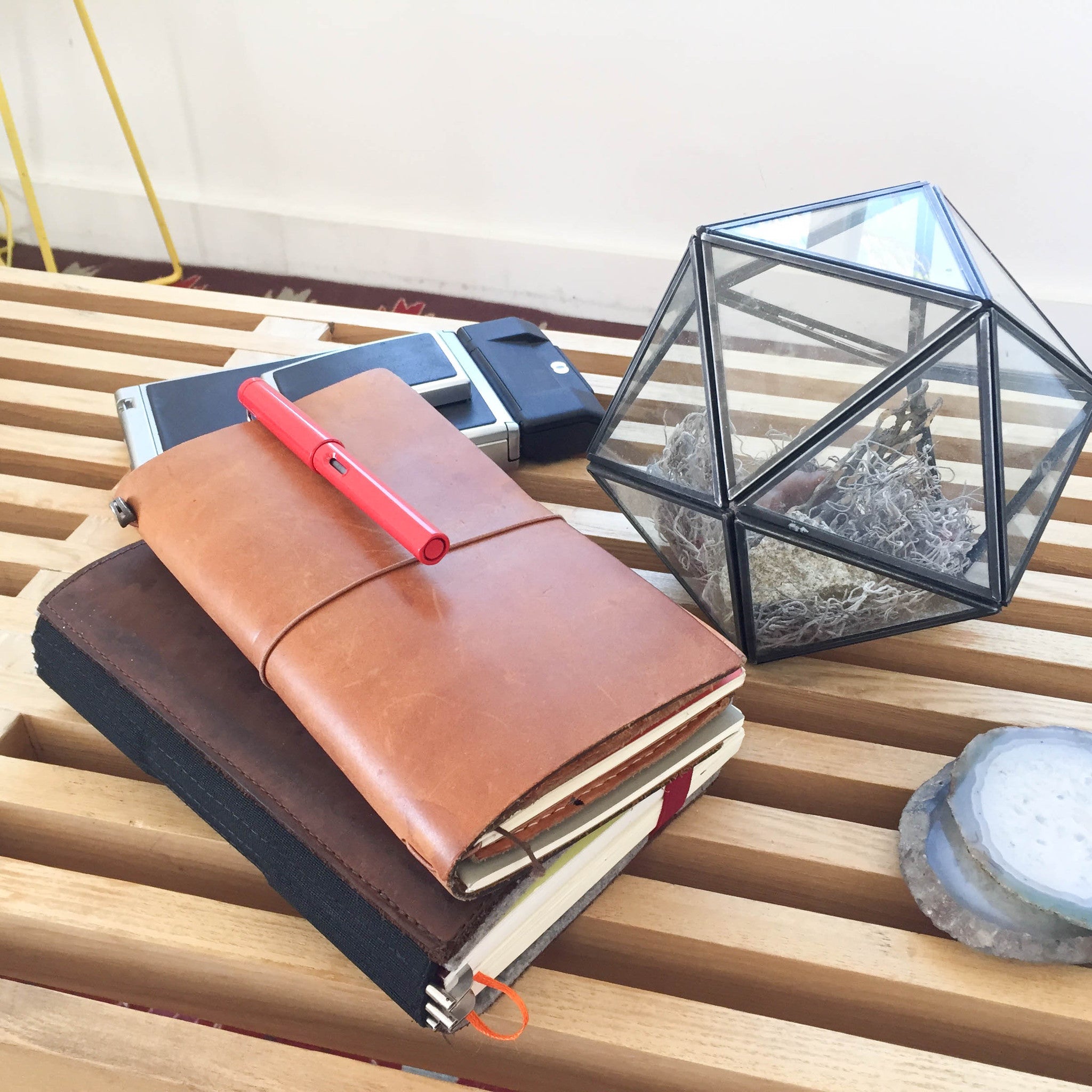 MIDORI Traveler's Notebook Brown – Baum-kuchen