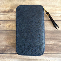 [TSL] Kurozan Leather Zip Pen Case // Indigo