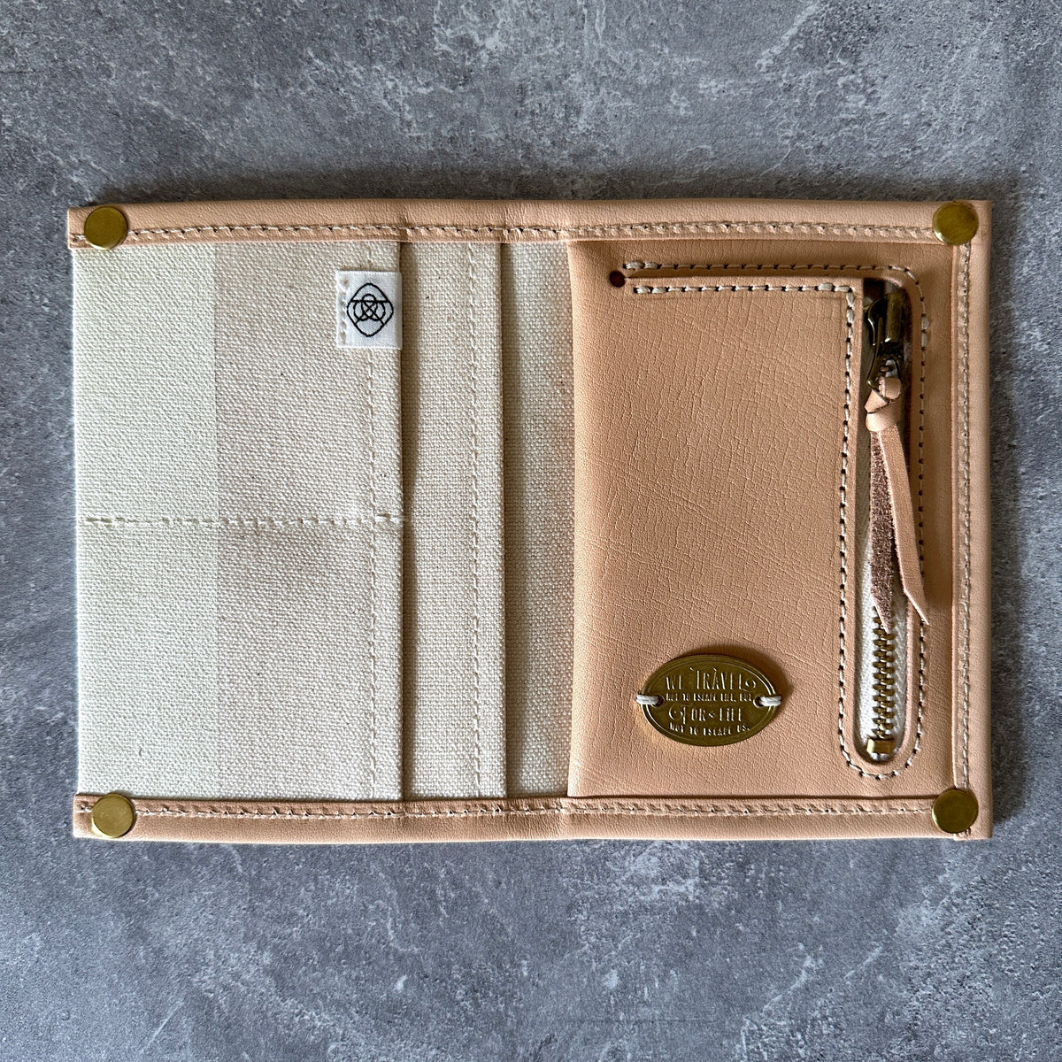 [BKxTSL] Travel for Life Wallet // Sea Shell (Passport)