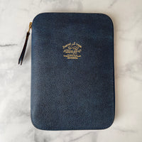 [TSL] Kurozan Leather Zip Organizer // Indigo