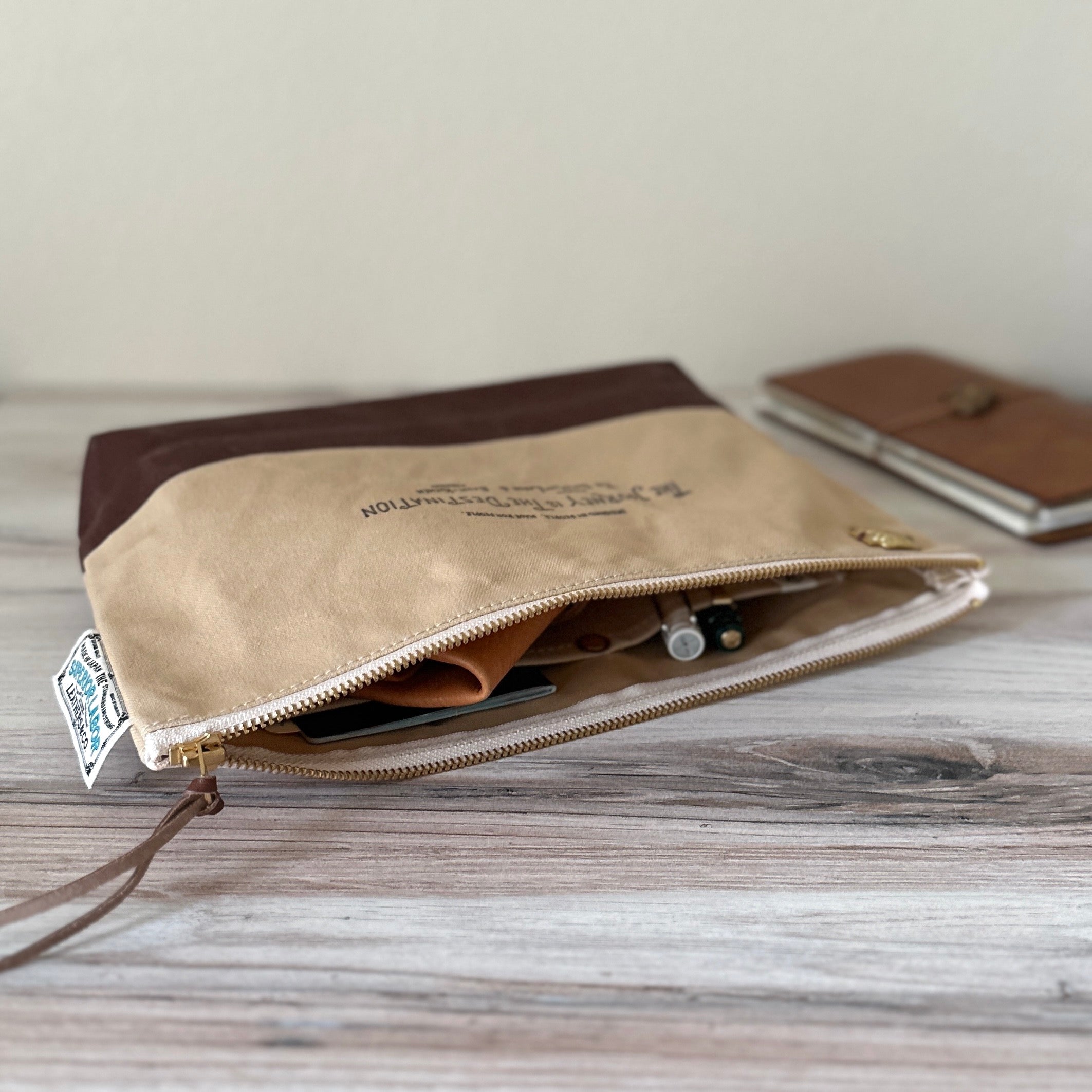 BKxTSL] Engineer Pouch w/ Pockets // Mocha – Baum-kuchen