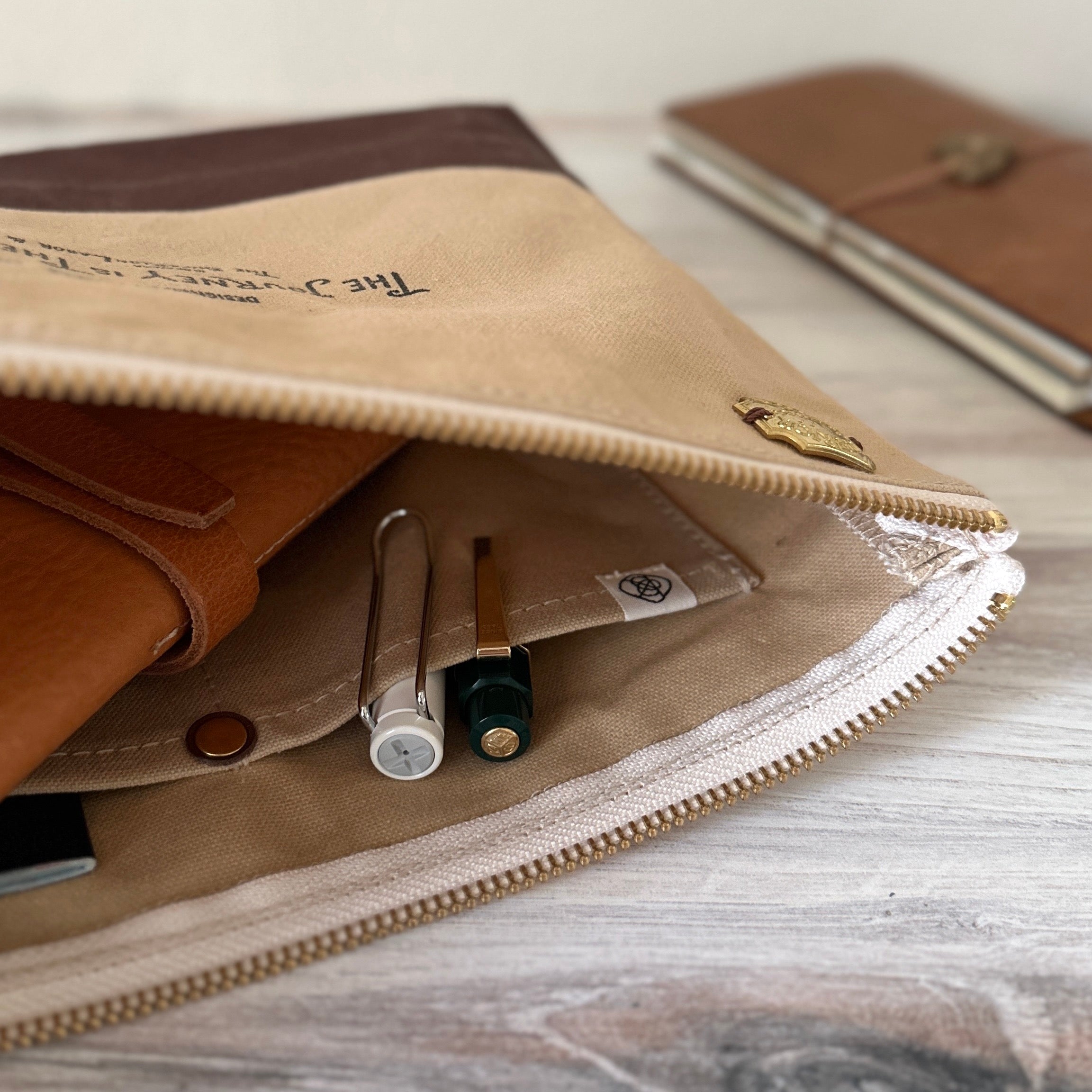 BKxTSL] Engineer Pouch w/ Pockets // Mocha – Baum-kuchen