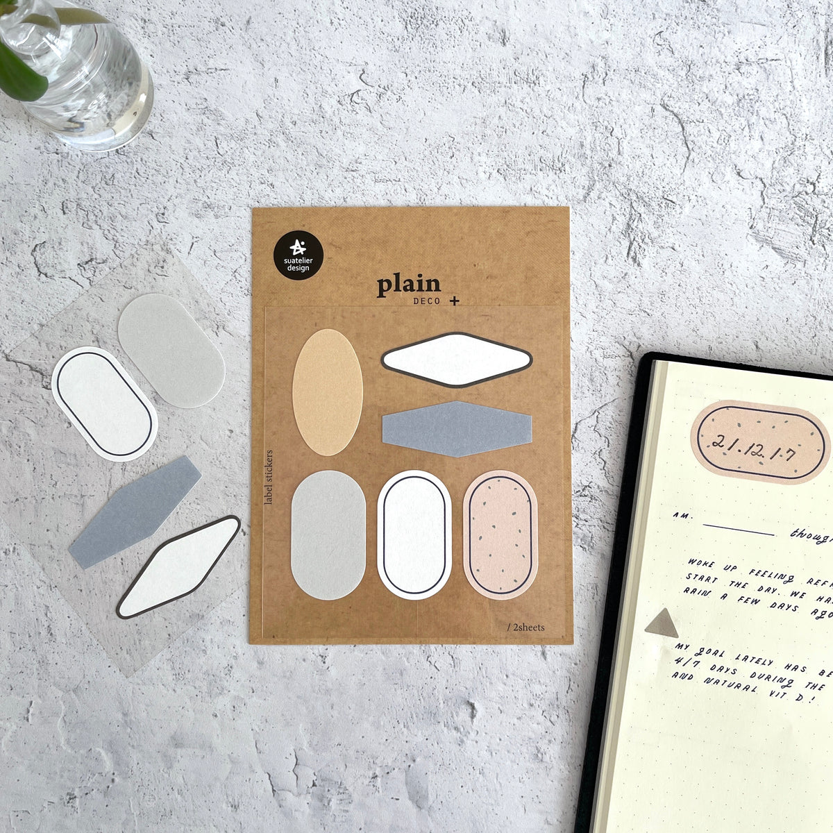 [Suatelier Stickers] plain.60