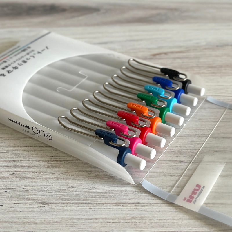 [Uni-Ball One] Gel Pen // 0.38 mm (8 Color Set)