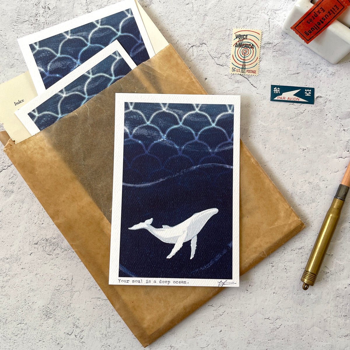 [BK Original Postcard] Your Soul is a Deep Ocean