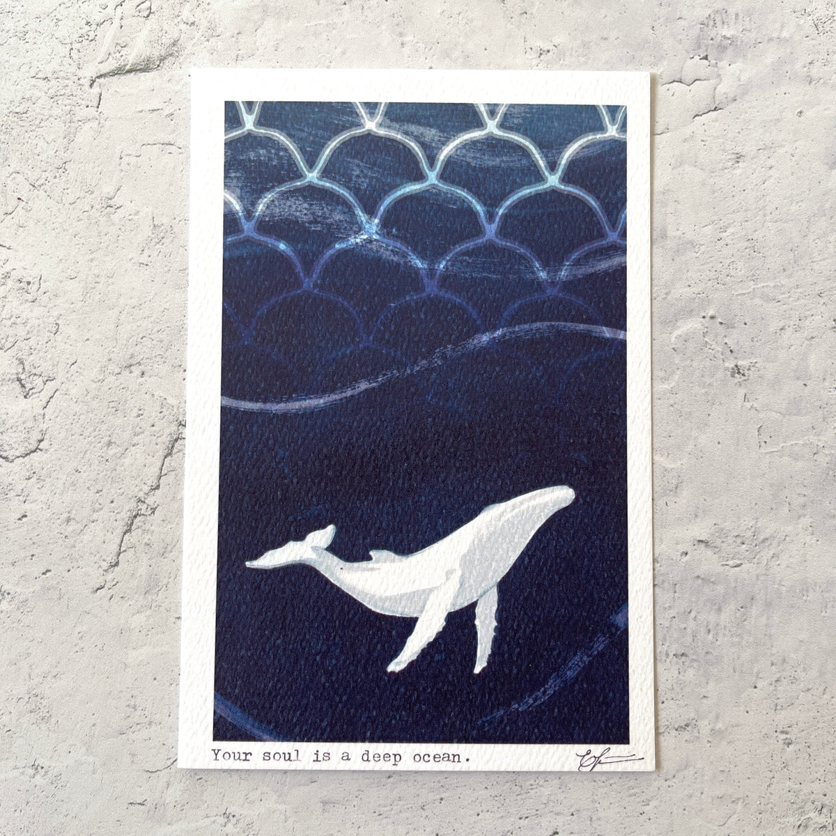 [BK Original Postcard] Your Soul is a Deep Ocean