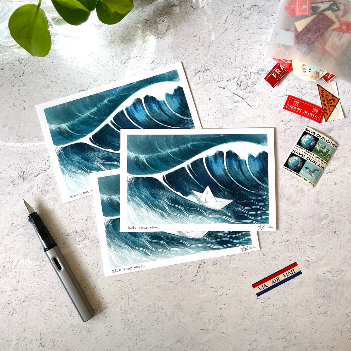 [BK Original Postcard] Ride Your Wave