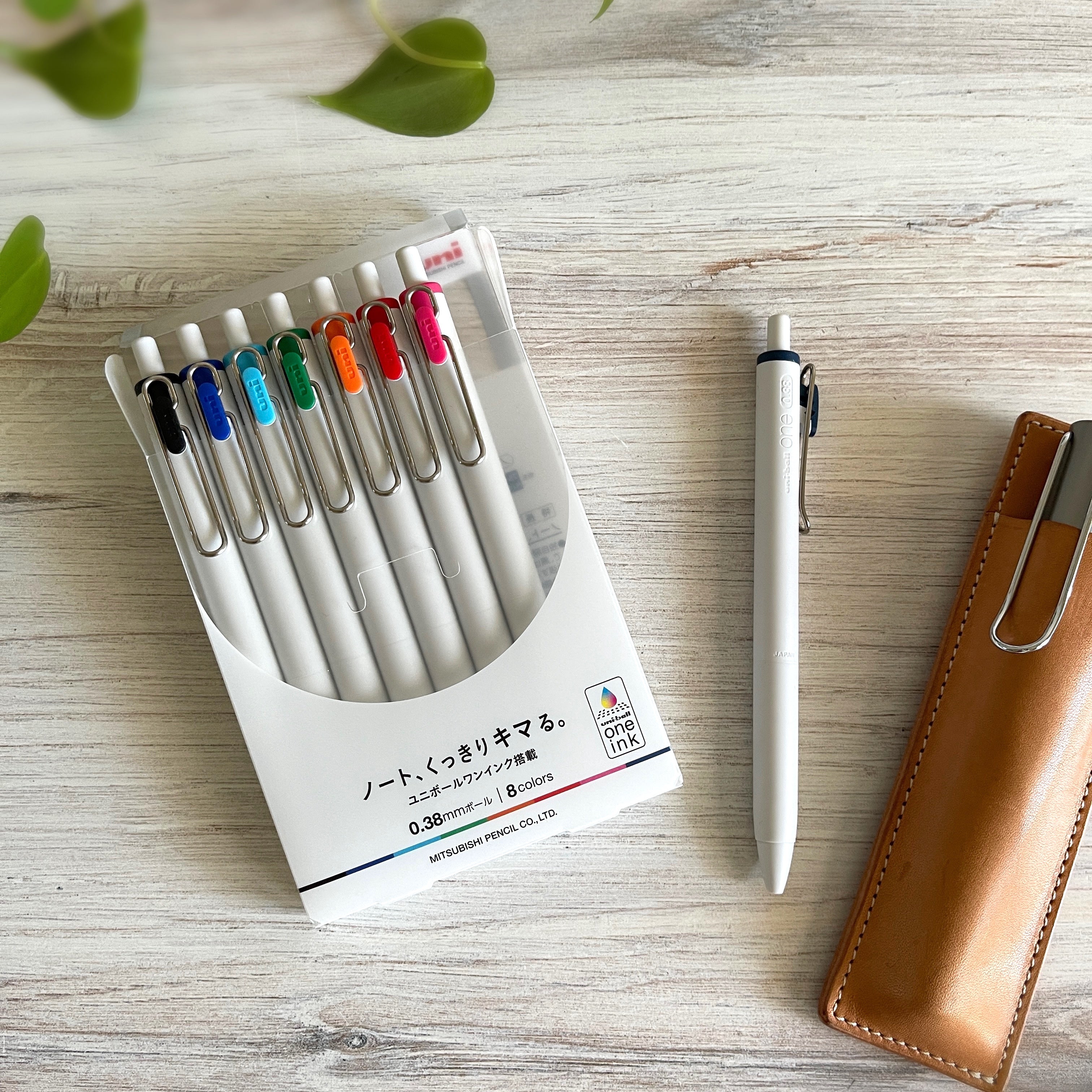 Uni-Ball One] Gel Pen // 0.38 mm (8 Color Set) – Baum-kuchen