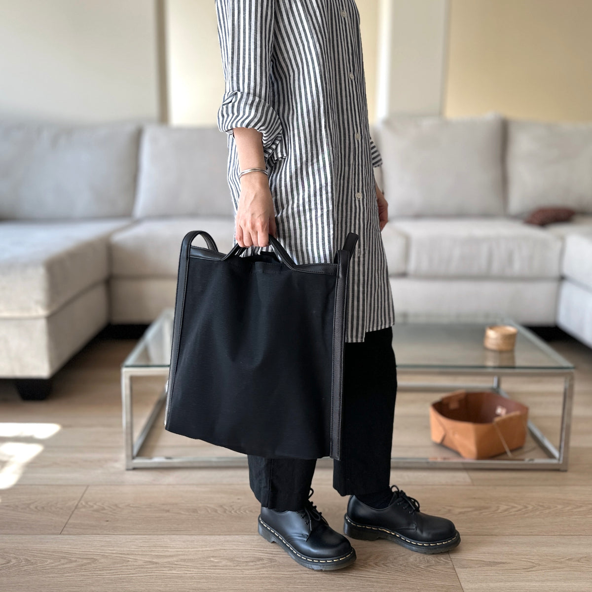 Carry-All Waxed Canvas Tote