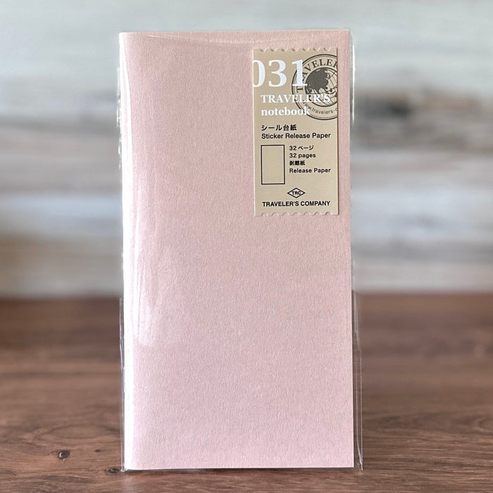 TRAVELER'S COMPANY  Passport Size Sticker Release Paper – KuboandLucy  Stationery Co