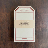 [Classiky] Letterpress Card with "Classiky" logo