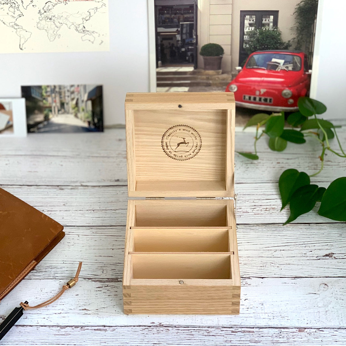 [Classiky] Chestnut Memo Box