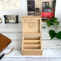 [Classiky] Chestnut Memo Box