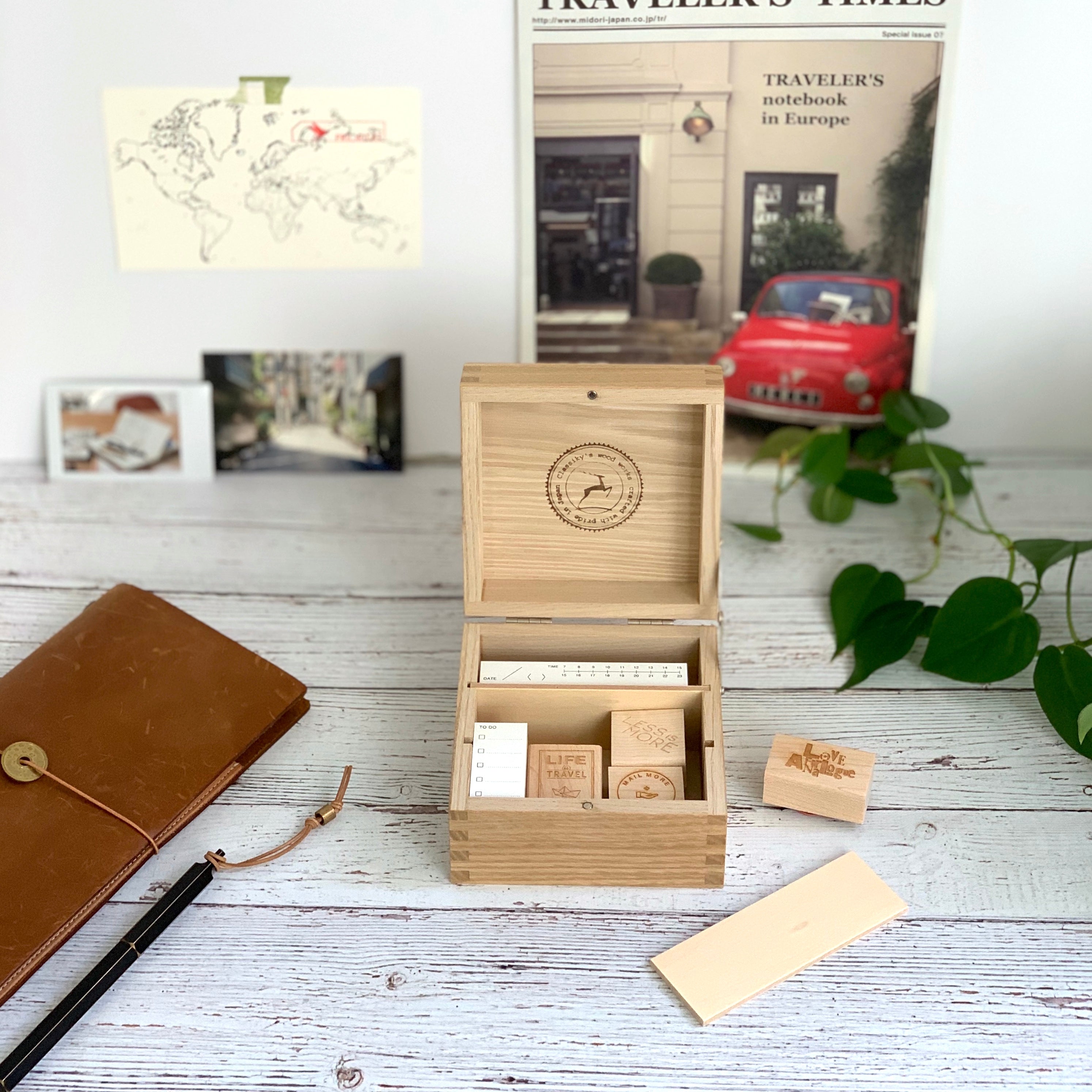 Classiky] Chestnut Memo Box – Baum-kuchen