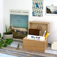[Classiky] Chestnut Postcard Box