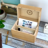[Classiky] Chestnut Postcard Box