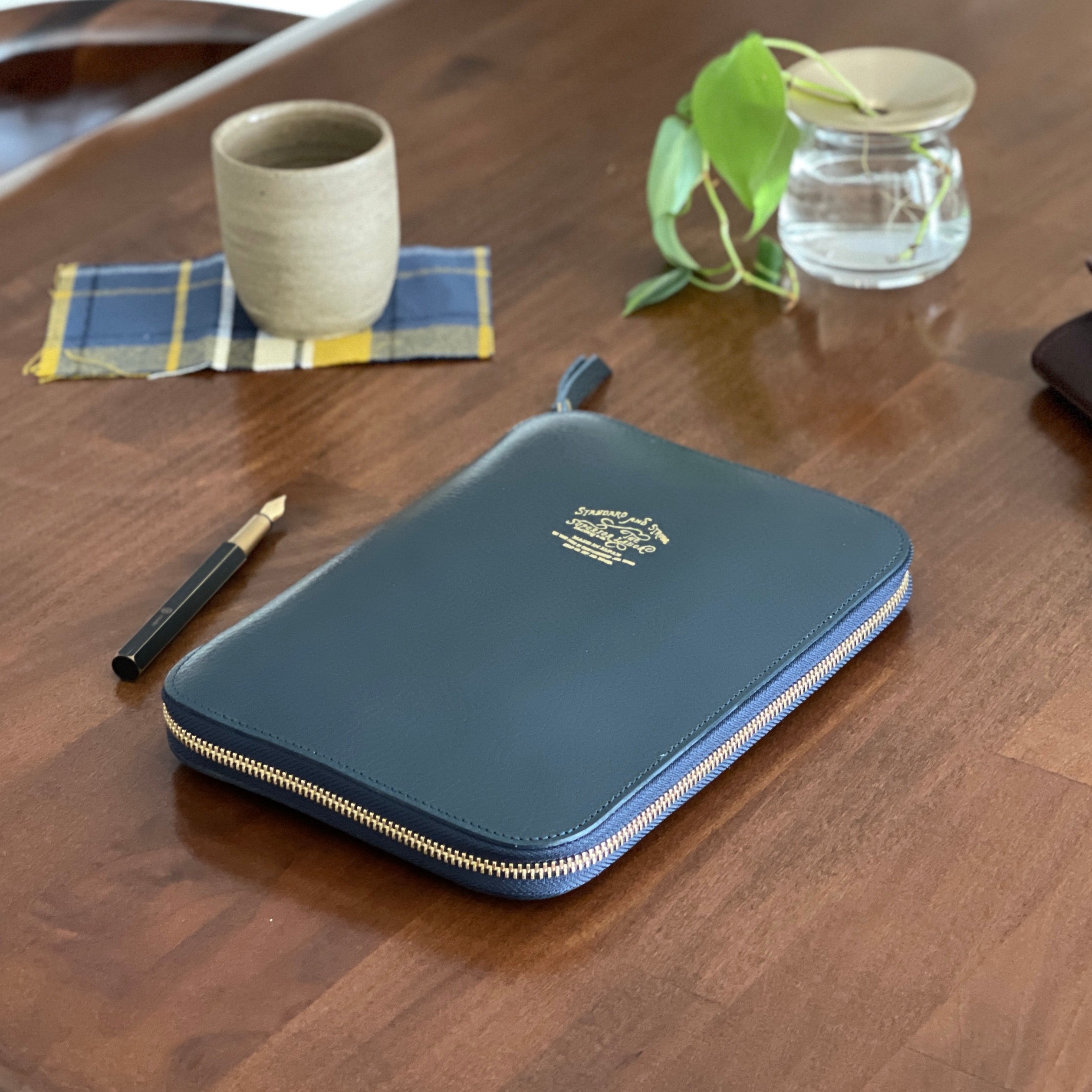 TSL] Kurozan Leather Zip Organizer // Black – Baum-kuchen