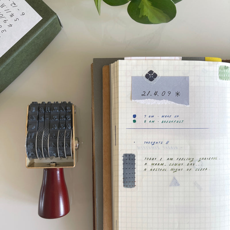 [Mizushima Stamp] Rotary Date "Soroban"