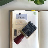 [Mizushima Stamp] Rotary Date "Soroban"