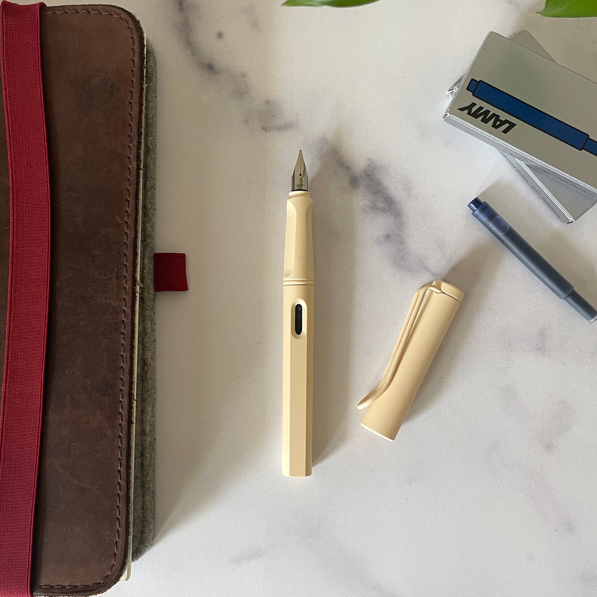 Lamy Fountain Pen] Safari Cream – Baum-kuchen