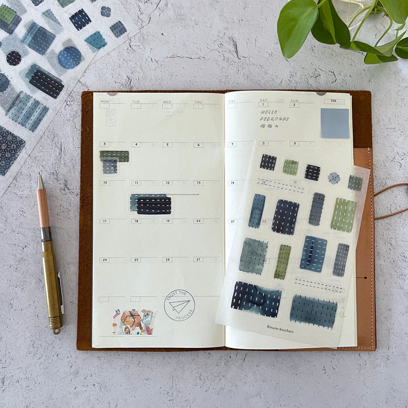 [BK Original Sticker] Sashiko (set of 3)