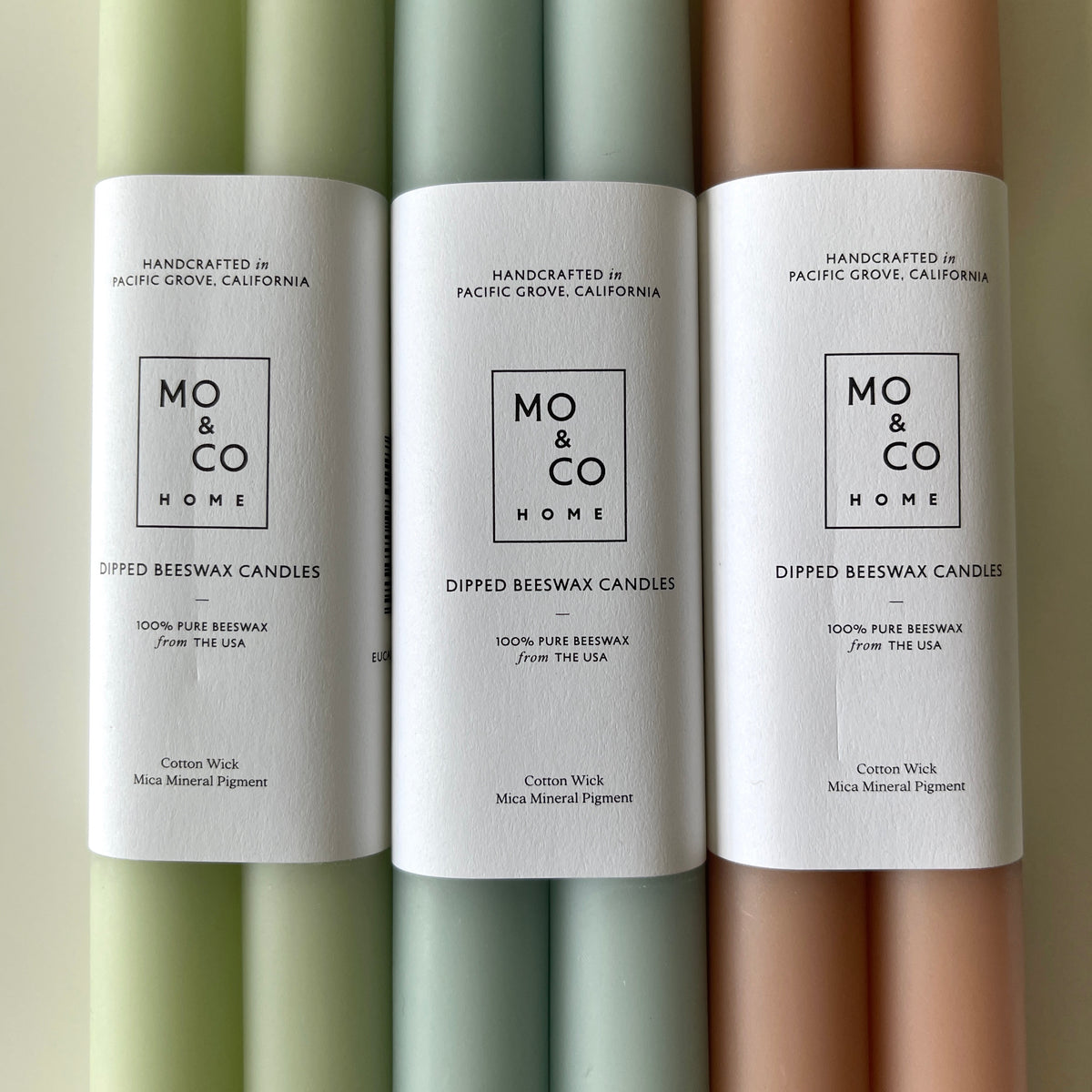 [Mo&Co Home] Beeswax Dipped Candles