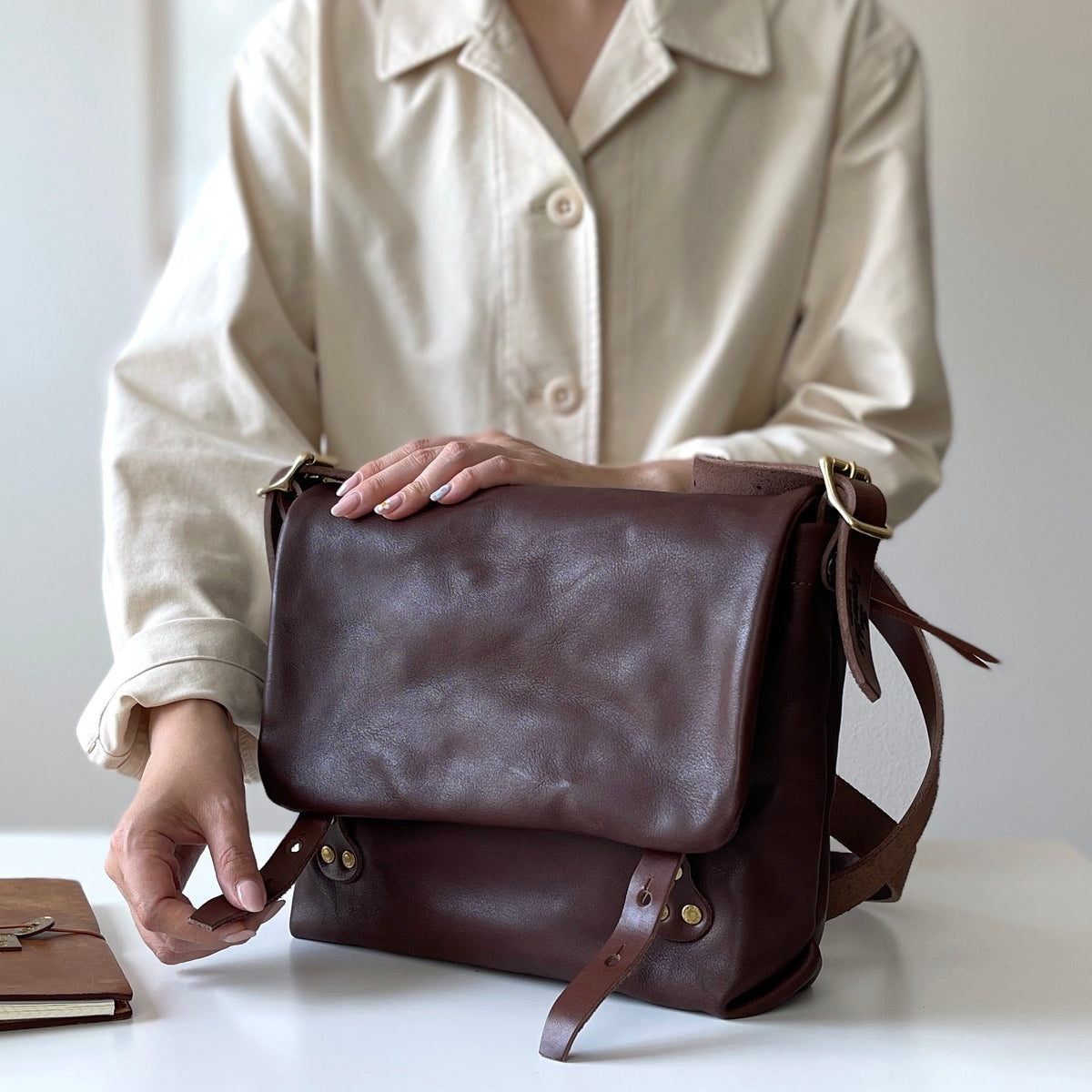 [TSL] Soft Look Leather Bag