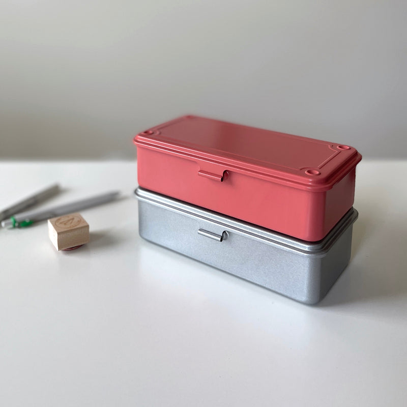 Coral Pink Mini Tool Box by Toyo