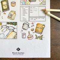 [BK Original Coloring Page] Journaling Time (PDF Download)