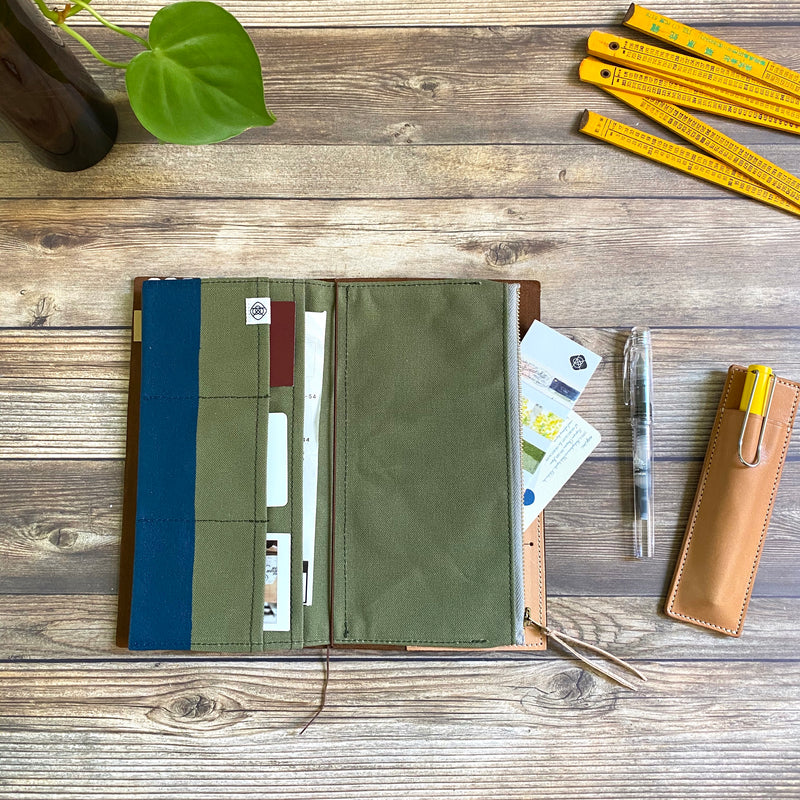 [BKxTSL] All Canvas Wallet // Earth