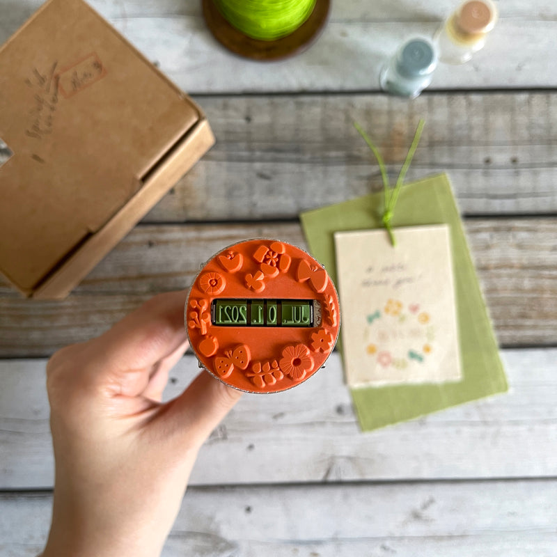 [Mizushima Stamp] Date Stamp with Frame