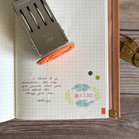 [Mizushima Stamp] Date Stamp with Frame