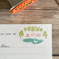[Mizushima Stamp] Date Stamp with Frame