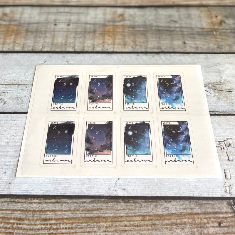 [BK Original Sticker] Leave Space for the Unknown
