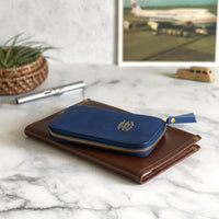 [TSL] Leather Zip Pen Case // Summer Blue [LIMITED EDITION]