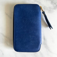 [TSL] Leather Zip Pen Case // Summer Blue [LIMITED EDITION]